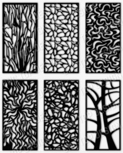 Panels Patterns Decorative DXF SVG CDR EPS PNG AI