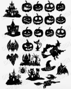 Halloween Archives - Free DXF file Downlads - cuttable designs cnc cut ...