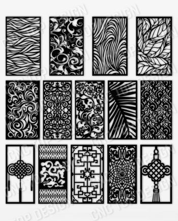 Panels Patterns And Scenes Decorative DXF SVG CDR EPS PNG AI P057